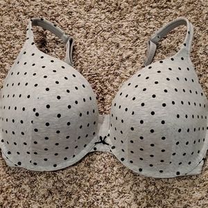 Cacique cotton boost plunge bra